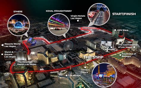 las vegas f1 course map|f1 las vegas track route.